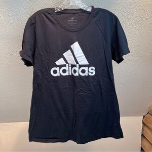 ADIDAS AMPLIFIER TEE. Black w/White Logo. Size XL